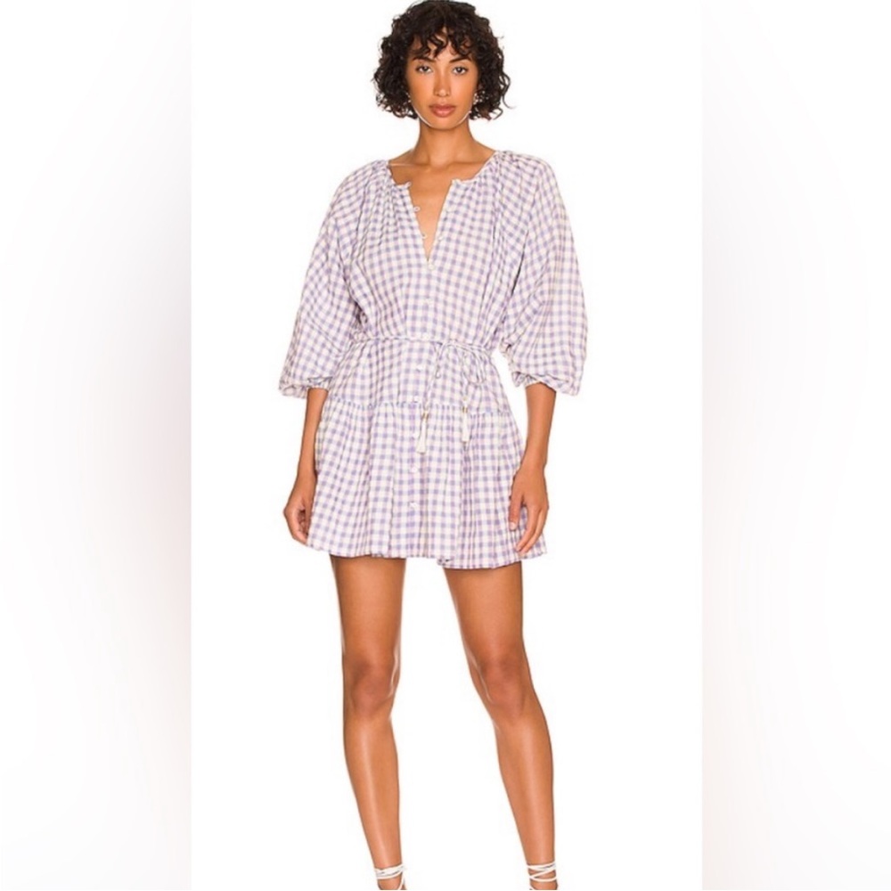 L*SPACE Vida Mini Dress in Park Slope Gingham